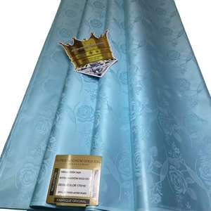 قماش بازين أفريقي من الصين بسعر معقول للملابس والمنسوجات بنقشة الداماسك الموريتاني - Product Image 5