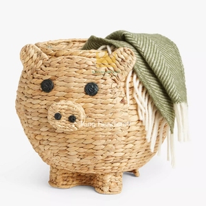 Panier de rangement pour jouets en jacinthe d'eau, tissé à la main, écologique, durable, en forme d'escargot, paniers créatifs pour enfants - Product Image 2