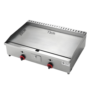 Plancha de Acero Inoxidable a Gas para Cocina Comercial de Restaurante, Parrilla para Filetes, <span class=keywords><strong>Teppanyaki</strong></span>, Fácil de Limpiar, para <span class=keywords><strong>Hotel</strong></span> - Product Image 1