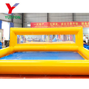 Piscine <span class=keywords><strong>de</strong></span> volley-ball gonflable portable, terrain <span class=keywords><strong>de</strong></span> volley-ball gonflable <span class=keywords><strong>de</strong></span> plage, terrain <span class=keywords><strong>de</strong></span> volley-ball aquatique pour les sports d'équipe - Product Image 2