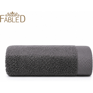 Ensemble de serviettes de bain en coton 100% tissé de luxe, séchage rapide, couleur unie, gris, ultra doux, pour spa, hôtel et usage domestique - Product Image 1