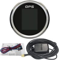Compteur de vitesse GPS 85mm compteur kilométrique avec affichage LED horloge voltmètre nouvelle condition pour Nissan 12V 24V camion voiture SUV RV