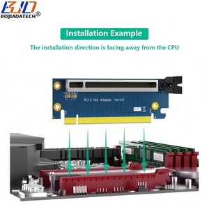 Прямая Продажа с фабрики <span class=keywords><strong>PCI</strong></span>-E 3,0 16X на PCIe X16 адаптер карты для 1U 2U серверный компьютер чехол в наличии - Product Image 4