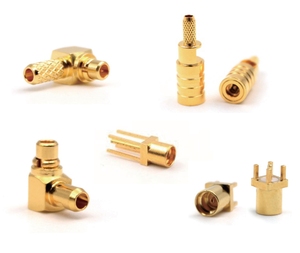 ขั้วต่อ MMCX RF อะแดปเตอร์โคแอกเชียลเคลือบทอง 50Ω 75Ω DC 4GHz VSWR ≤1.30 - Product Image 1