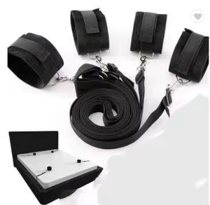 Bandas de Resistencia <span class=keywords><strong>para</strong></span> Juegos Sexuales, Kit de Sujeción <span class=keywords><strong>para</strong></span> <span class=keywords><strong>Cama</strong></span>, Correas <span class=keywords><strong>para</strong></span> Tobillos y Muñecas, <span class=keywords><strong>Esposas</strong></span> <span class=keywords><strong>para</strong></span> <span class=keywords><strong>Cama</strong></span> Queen - Product Image 4