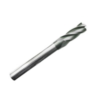 Fraise à queue en carbure monobloc à 4 cannelures, revêtement CNC, tige droite, outil d'usinage des métaux pour l'acier, fournisseur OEM/ODM
