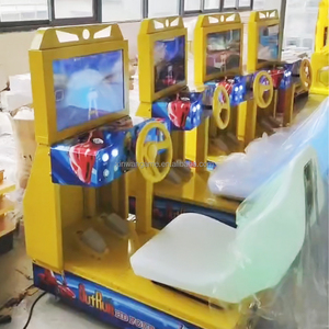 22 pollici LCD HD Outrun Arcade gioco di simulazione macchine a gettoni folle velocità auto da corsa per i bambini in plastica resistente - Product Image 6