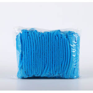 Gorro desechable de tela no tejida tipo champiñón <span class=keywords><strong>para</strong></span> <span class=keywords><strong>chef</strong></span>, <span class=keywords><strong>red</strong></span> de pelo antipolvo, suministro inmediato, 100 unidades/bolsa, 20 bolsas/caja - Product Image 4
