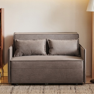 Vintage Folding Sofa <strong>Bed</strong> Dual-Use 3-Seater Small Apartments Modern <strong>Pull</strong>-<strong>Out</strong> Extendable Storage Living Room Bedroom - Product Image 2