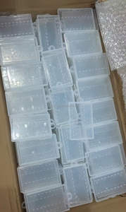 Caja de herramientas de plástico transparente barata para oficina y escuela, caja de almacenamiento transparente de PP, caja de embalaje para Cartucho de tinta de pluma estilográfica de 10 Uds. - Product Image 5