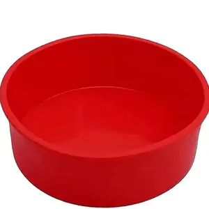 6 Inch Silicone Cake Pan for Baking Air Fryer Silicone Liners Non-Stick Quick Release Suitable for Cheesecake