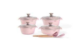 MGC Kitchen Classic Serie rumana Ollas para sopa 20/24/28 cm Fondo de inducción Revestimiento antiadherente Material metálico Juegos de utensilios de cocina - Product Image 3