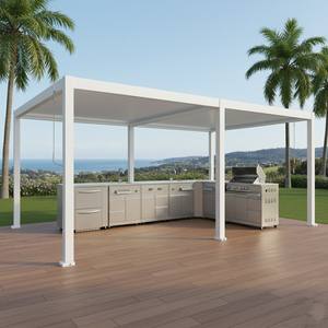 Cocina Exterior Modular de Acero Inoxidable Resistente y Duradera con Gazebo de Aluminio para Villa, Venta al por Mayor - Product Image 2