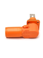 Connecteur de stockage d'énergie de puissance interconnecté Cn200A Type de prise rapide sûr fiable boîtier de PC incolore bornier en cuivre
