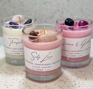 AIKUN Handmade Crystal Dried Flower Votive Candle Soy Wax Holidays Mother's Day Christmas Ramadan No Reviews yet 100 Sold - Product Image 6