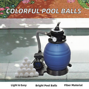 Light <strong>Weight</strong> 50MM Colorful Ball <strong>Swimming</strong> Pool Filter Media 100% Polyester Fiber Pool Filter Balls - Product Image 3