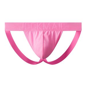 JOCKMAIL-Tanga Sexy Gay para hombre, suspensorio de malla transparente, ropa de fiesta, Bikini, parte trasera en T - Product Image 1