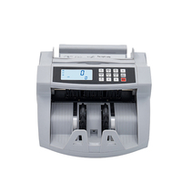Compteur de billets de vérification d'argent LCD rouge spécial compteur de devises de détection de contrefaçon