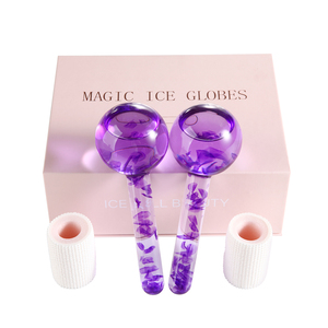 Outils de soin de la peau, globes de glace magiques pour femmes, soin du visage et des yeux, soin de beauté, masseur facial froid, rouleau de glace pour le visage - Product Image 2