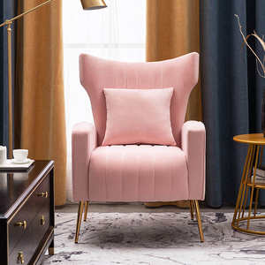 Canapé en velours nordique simple chaise de bureau d'hôtel canapé de luxe <span class=keywords><strong>pas</strong></span> <span class=keywords><strong>cher</strong></span> tissu doré ensemble moderne meubles sectionnels maison canapé salon - Product Image 2