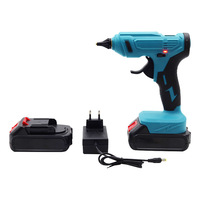 Pistolet à colle chaude électrique DIY avec buse en aluminium, température unique, pistolet à colle chaude en silicone, alimentation électrique
