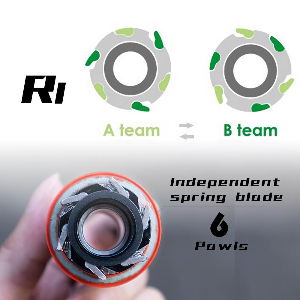 ZTTO R1 Hub Driver - 6 Pawls System Replacement for R1 Freehub