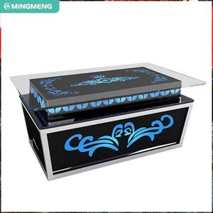 2024 luxe personnalisé Bar discothèque ensemble de meubles verre trempé Led éclairer salle de karaoké Ktv Table - Product Image 1
