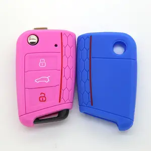 Coperture chiave telecomando in silicone a 3 pulsanti flip design per golf 6 - Product Image 1