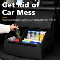 Boîte de rangement pliable pour coffre de voiture, fabriquée directement par le fabricant, grande capacité, plusieurs poches en filet, pratique, de qualité supérieure
