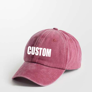 Casquette de baseball Xinge Factory multicolore délavée à l'acide, personnalisable avec broderie ou impression de logo, casquette Dad Hat en coton délavé pour homme - Product Image 2