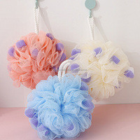 Éponge de bain en filet de nylon avec logo personnalisé, éponge de bain en forme de boule, éponge de bain en forme de sling, éponge de bain en forme de loofah, éponge de bain en maille, éponge de bain pour le dos, éponge de bain pour la douche