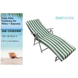 Tappetino da Spiaggia in Cotone Intrecciato TUMBONA 55*180*8CM-9 con Supporto Lombare, Cuscini e Poggiatesta in Spugna a Media Rigidità - Product Image 3