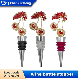 Christmas Wine Stopper Metal Bottle Seal Cork Plug Decorative Santa Snowman Reindeer Tree Gift Design For Red Sparkling Wine - Product Image 4
