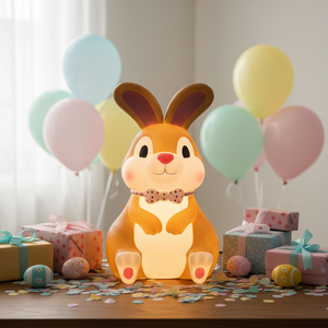 PP Rabbit Sculpture Bunny Statue Rabbit <b>Ornament</b> <b>Easter</b> Plastic Rabbit Toys Decorations - Product Image 1