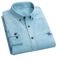 Haute qualité hommes chemises automne velours côtelé football Y2k hommes hommes Oxford 100% coton chemises africaines Dashiki