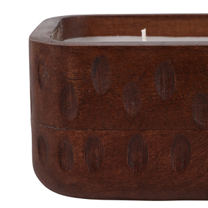 Candela Profumata alla Vaniglia Terra Luna 18 Oz in Contenitore di Legno, Candela Decorativa a Colonna per Uso Interno Domestico - Product Image 6