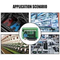 Carte d'interface CNC Mach3 HLTNC 5 axes DB25 verte avec isolation optocoupleur pour pilote de moteur pas à pas et servo-moteur