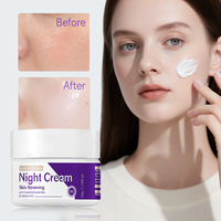 Réparation de la peau du visage Dissolvant anti-rides Mosturizer Crème de pansement noire pour le visage