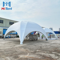 Tente hexagonale arquée en aluminium pour l'extérieur, 6m 8m, pour fêtes, événements sportifs, salon d'athlètes