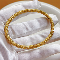 Bracelets minimalistes en acier inoxydable plaqué or 18 carats avec motif bambou et zircon, dernier design de bijoux pour femmes
