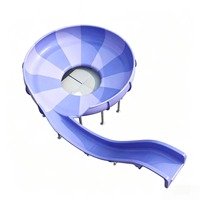 Toboganes de Fibra de Vidrio Personalizados de Lujo para Parques Acuáticos Comerciales Interiores/Exteriores, Piscinas de Resorts y Juegos Acuáticos al Aire Libre