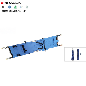 Camilla de primeros auxilios para exteriores de alta calidad, camilla de acero de lona, camilla plegable doble para acampar - Product Image 3