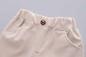 Ensemble de vêtements en coton imprimé décontracté pour enfants, 2 pièces, avec des designs de col pour robes d'enfants, haute qualité, vente en gros, usine chinoise - Product Image 5