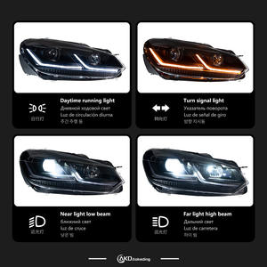 2009-2012 Volkswagen Golf 6 GTI Conjunto de faros 6-7,5 Actualización de LED Nueva condición 100W Accesorios de doble lente para parte delantera - Product Image 2