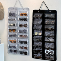 Étui rigide pour lunettes de lecture avec fermeture à crochet, robuste, résistant aux rayures, rangement sécurisé, organiseur de lunettes