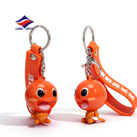 Longzhiyu, usine de fabrication de porte-clés ODM depuis 20 ans, porte-clés en caoutchouc personnalisé avec logo 3D, porte-clés en PVC, porte-clés en silicone pour cadeaux promotionnels