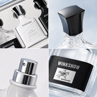Ensemble d'affaires monochrome Clean Cedar Musk Eau de Cologne pour homme 100ml Vaporisateur de parfum Vente en gros Logo personnalisé