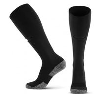 Chaussettes de football montantes personnalisées 144N pour l'entraînement en club - Chaussettes de sport athlétiques durables OEM