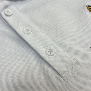 <span class=keywords><strong>T</strong></span>-<span class=keywords><strong>Shirt</strong></span> Vintage da Uomo con Collo Alto e Ricamo, Personalizzabile, Alta Qualità, 100% Cotone, <span class=keywords><strong>Polo</strong></span> Bianca - Product Image 5