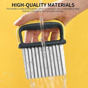 Cortador de Patatas Onduladas Manual de Acero Inoxidable, Nuevo y en Oferta, para Patatas Fritas y Chips - Product Image 5